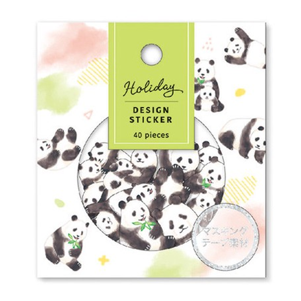 Mind Wave Holiday Design Sticker Panda
