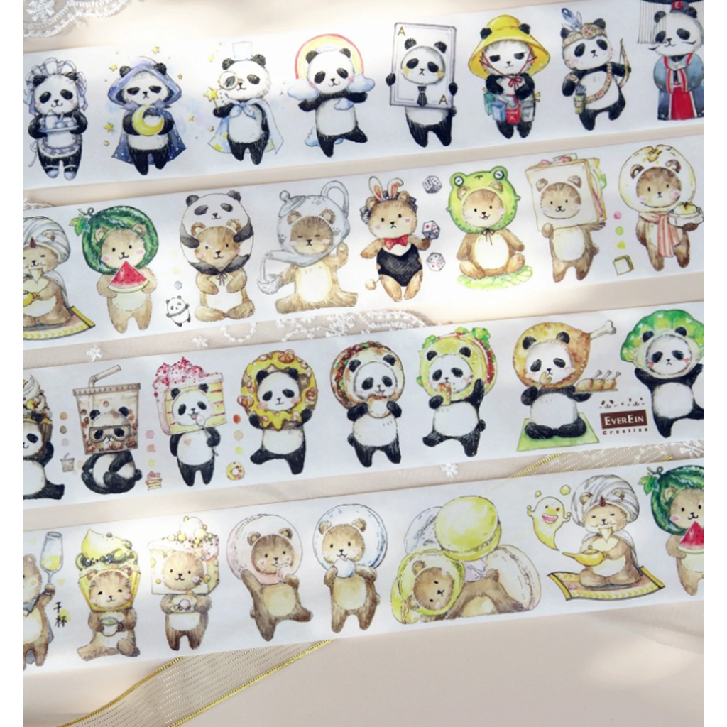 Ever &amp; Ein Panda &amp; Bear Washi Sampler