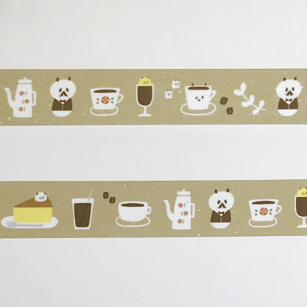 Papier Platz Mizutama Masking Tape Panda Master