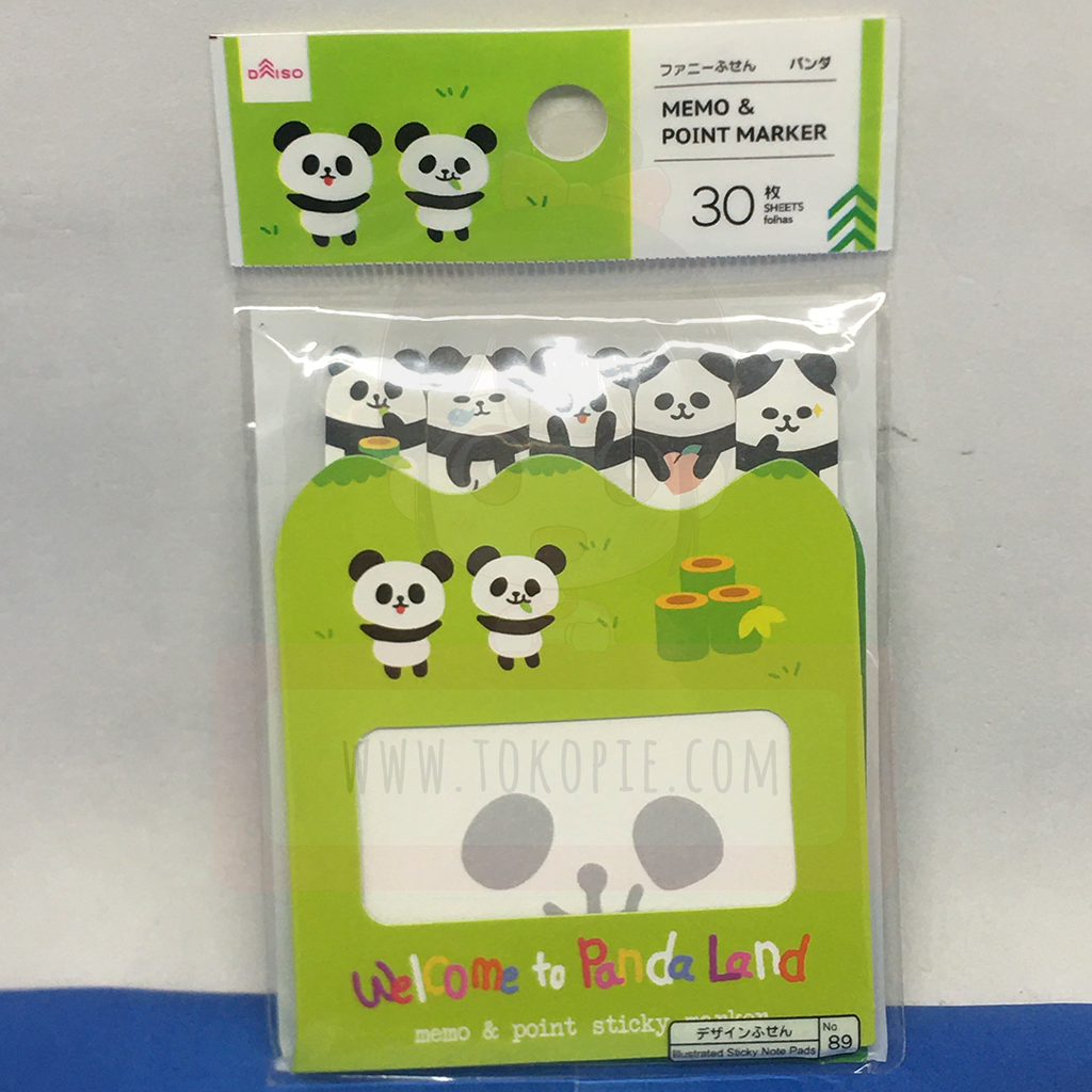 Memo & Point Marker Panda Land