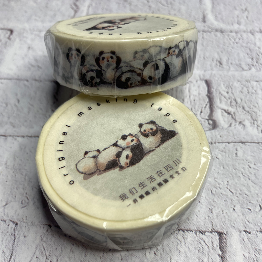 Original Masking Tape Panda Family