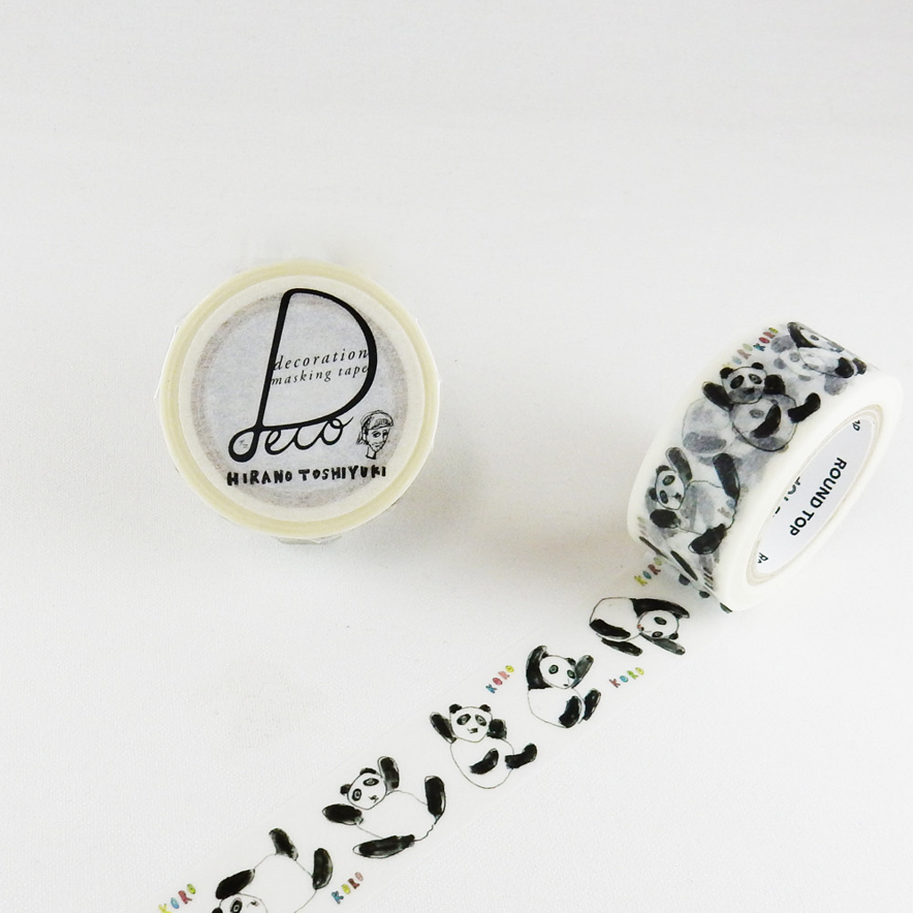 Round Top Masking Tape - Panda Rolling