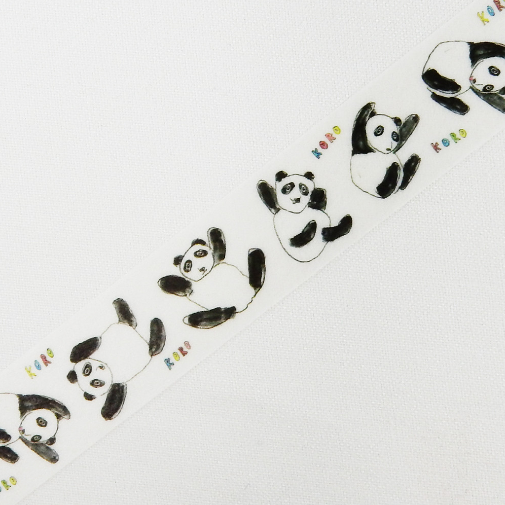 Round Top Masking Tape - Panda Rolling