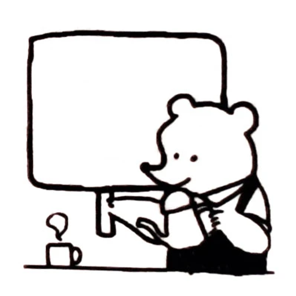 Momoro Rubber Stamp - Panel Bear