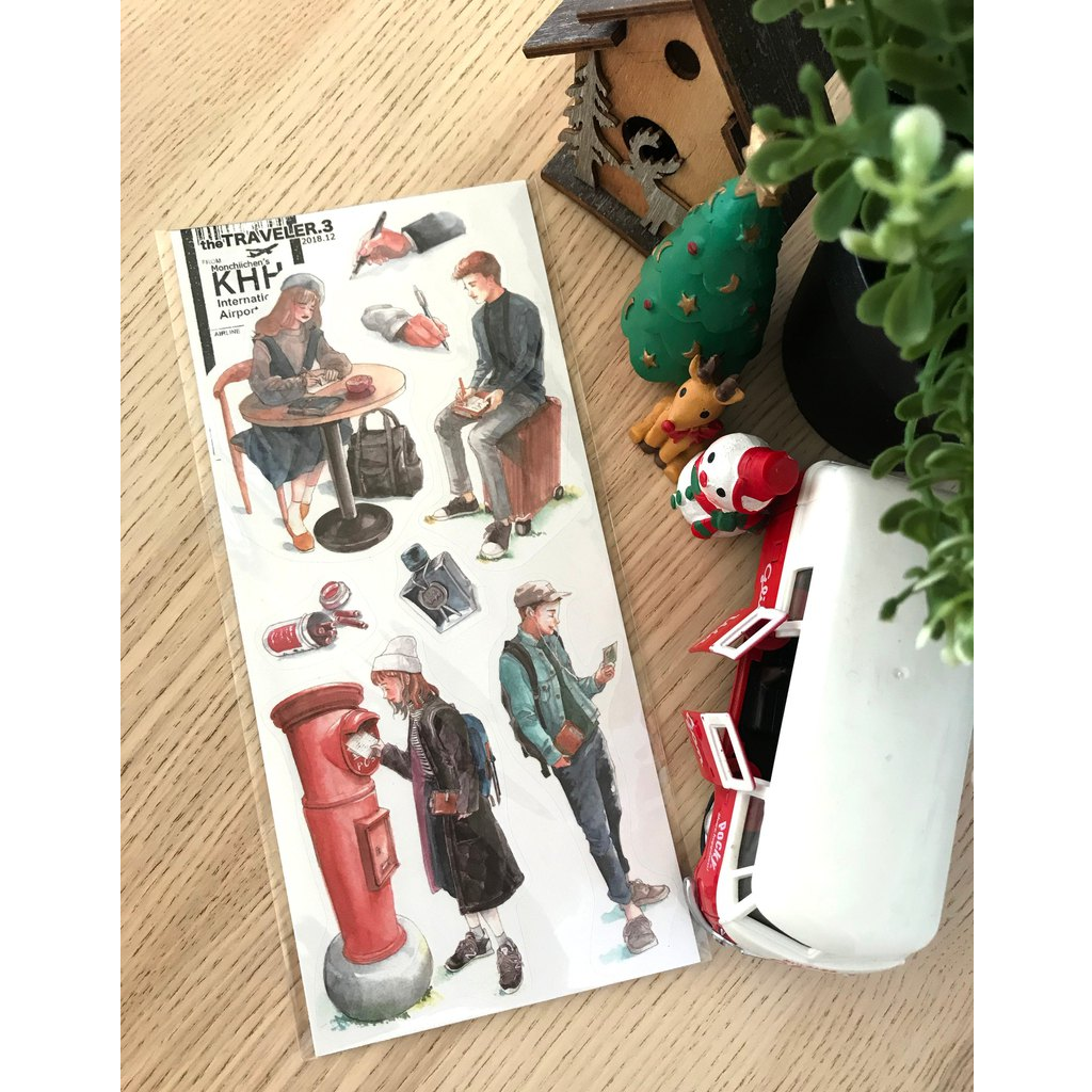 Monchiichen Sticker - The Traveler 3