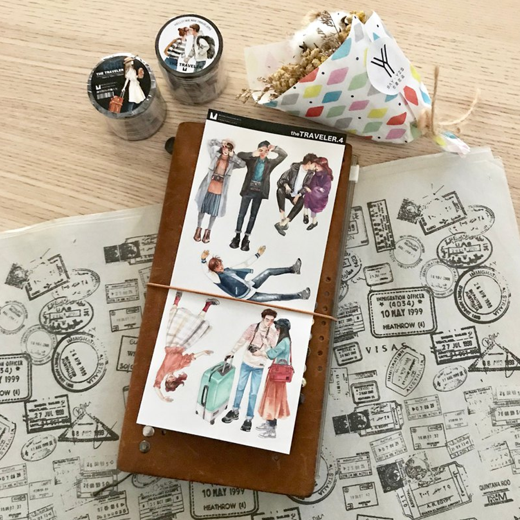 Monchiichen Sticker - The Traveler 4