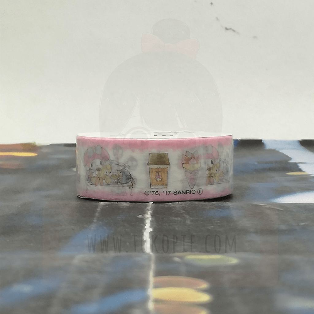 Larme X My Melody Masking Tape Amusement Park Pink