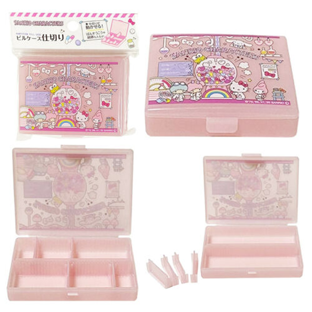 Sanrio Characters Partition Pill Case