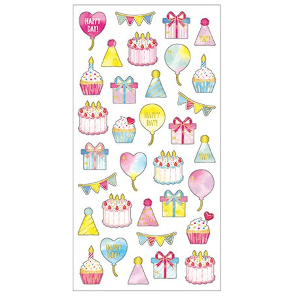 Mind Wave Cherie Couleur Sticker - Birthday Party