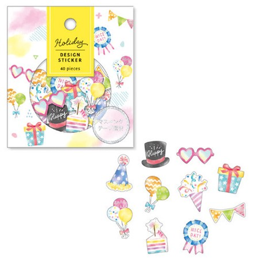 Mind Wave Holiday Design Sticker Party