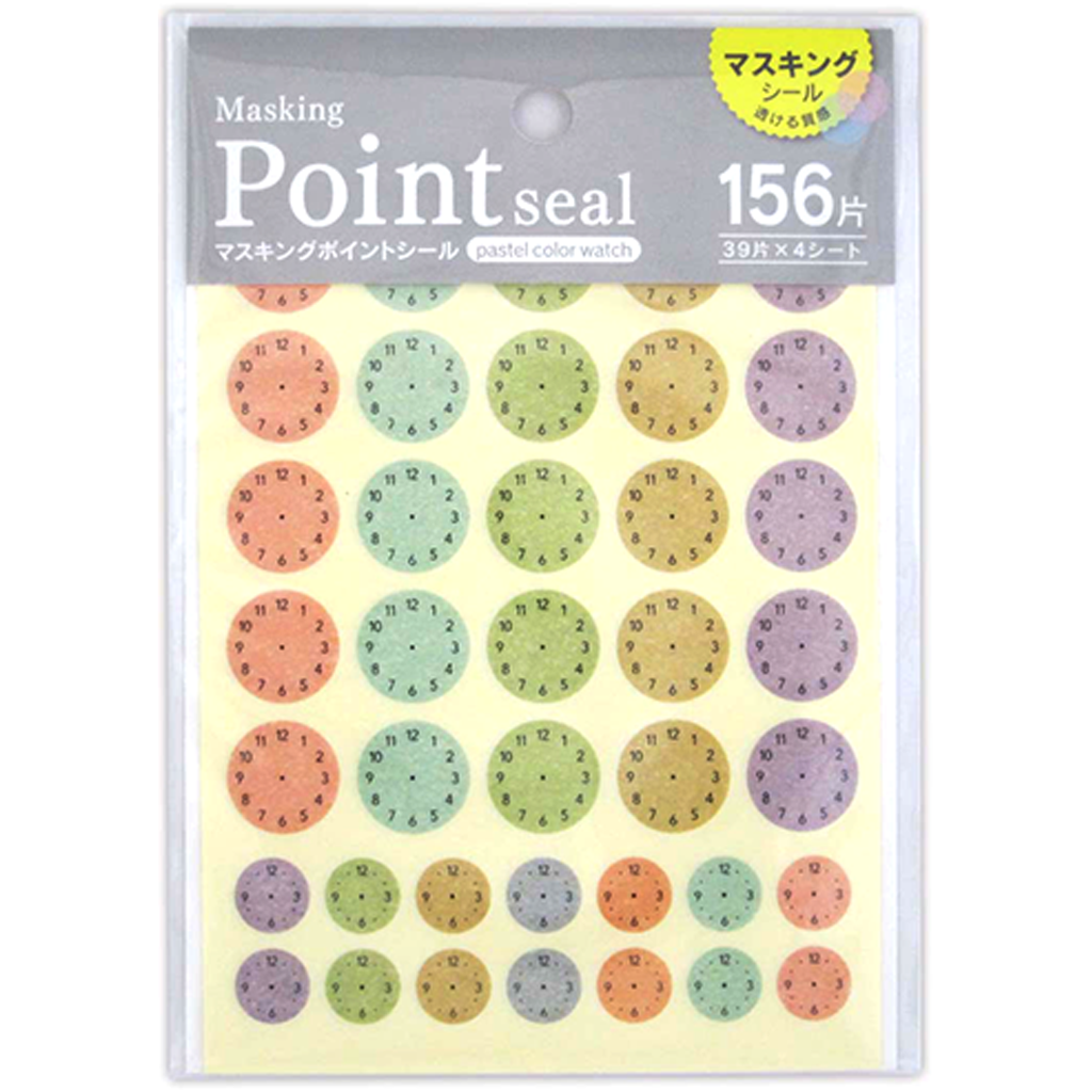 Kyowa Masking Point Sticker Pastel Color Watch