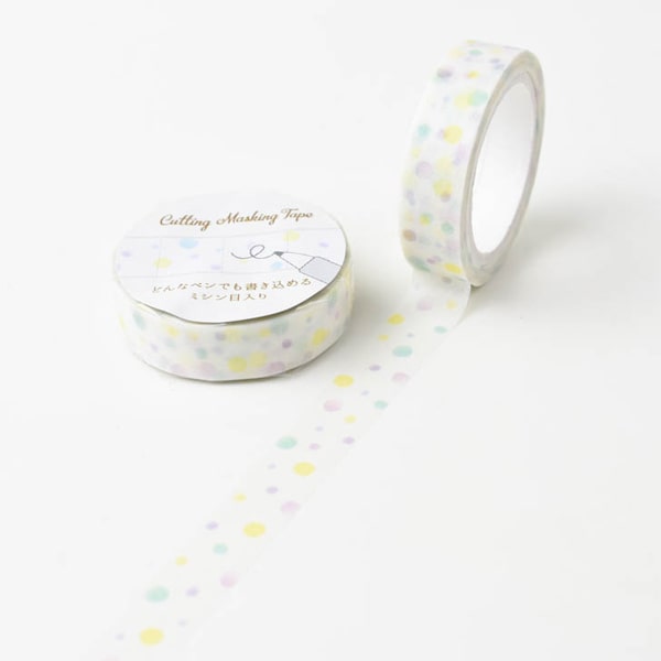 Cutting Masking Tape Pastel Dot