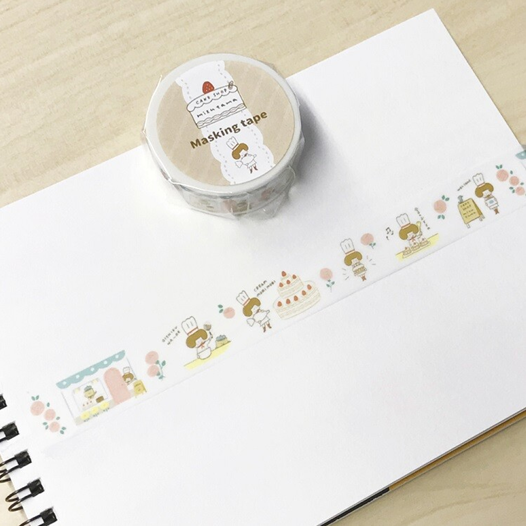 Mizutama Cake Shop Masking Tape