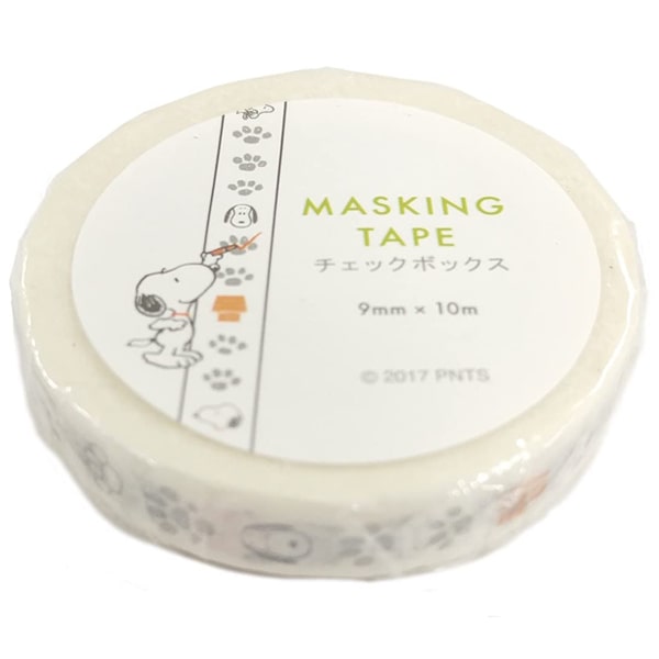 Delfino Masking Tape Snoopy Checkbox