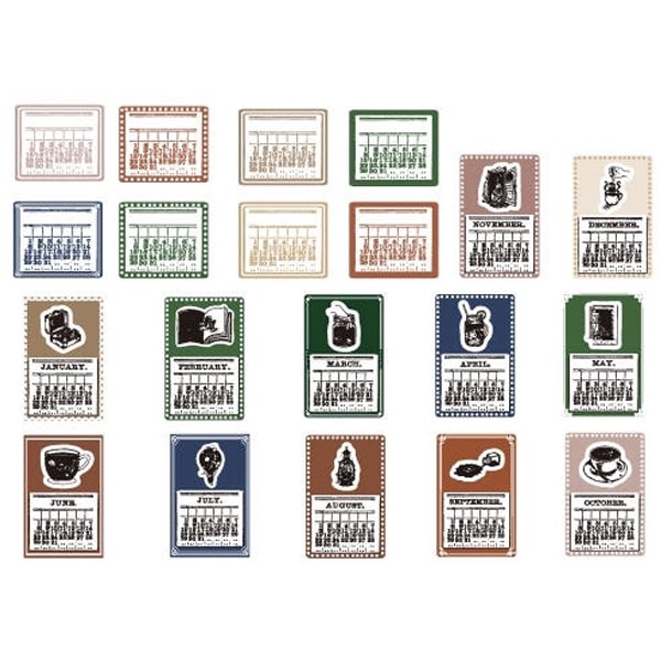 Paper Base Life Pay Monthly Sticker With Tin Case