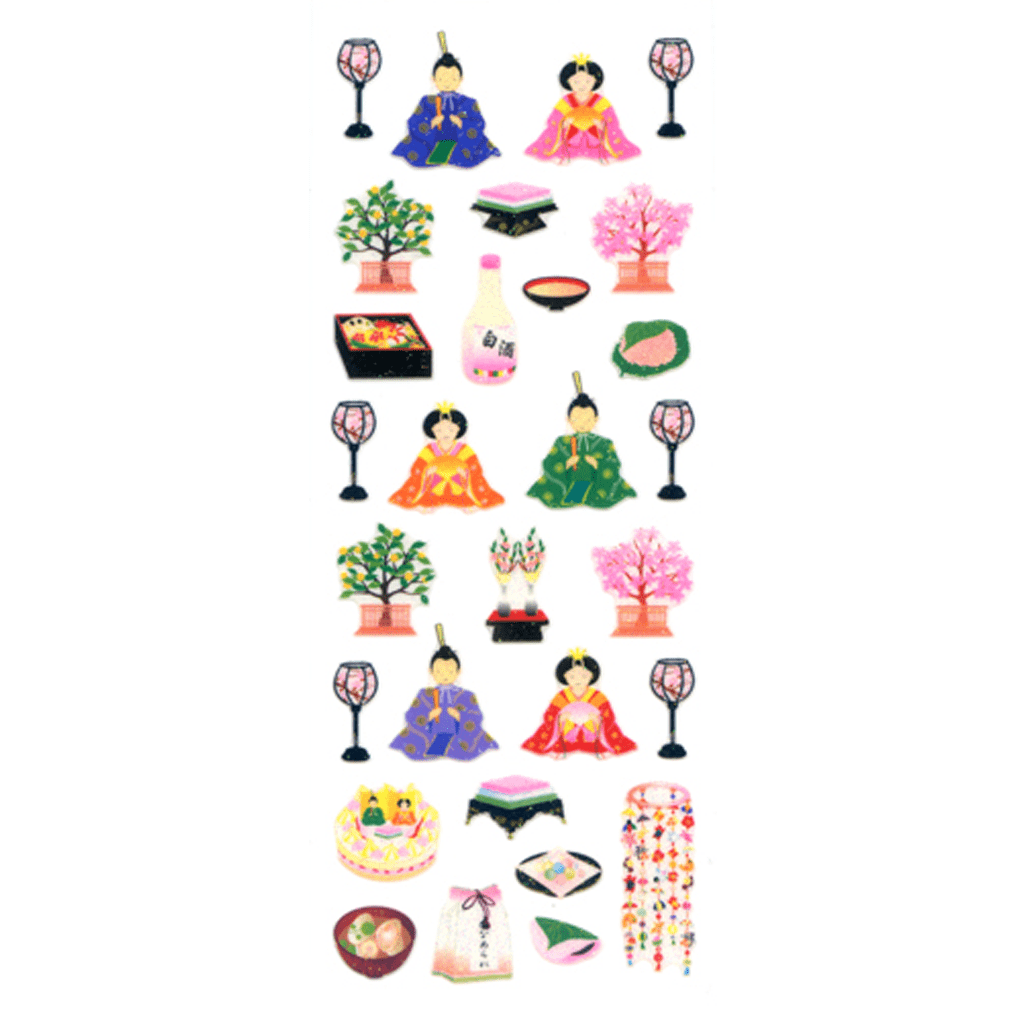 Okuyama Japanese Style Sticker - Peach Festival