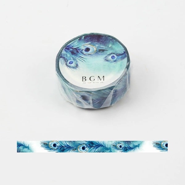 BGM Masking Tape Peacock