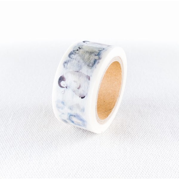 Liang Feng Watercolor Masking Tape - Penguins