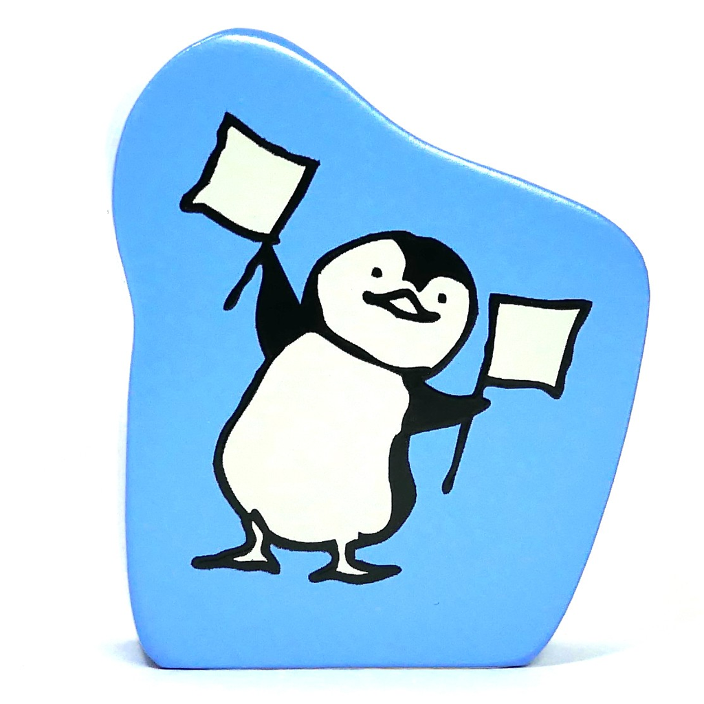 Kodomo No Kao Rubber Stamp - Penguin