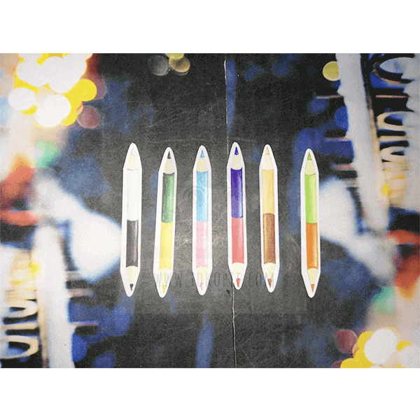 Asako Stickers  Colored Pencils