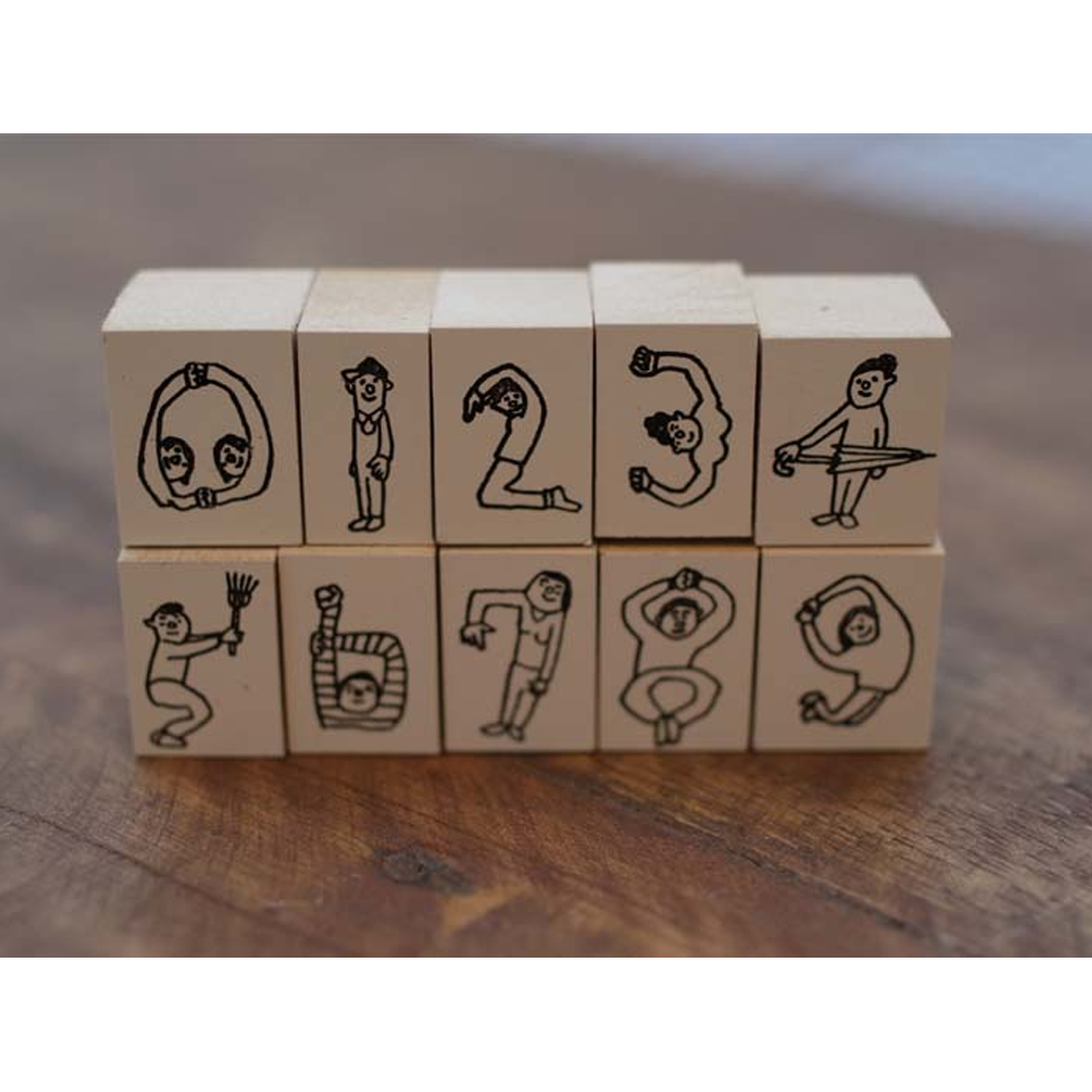 36 Sublo X Hoshino Shiho Number Stamps Set