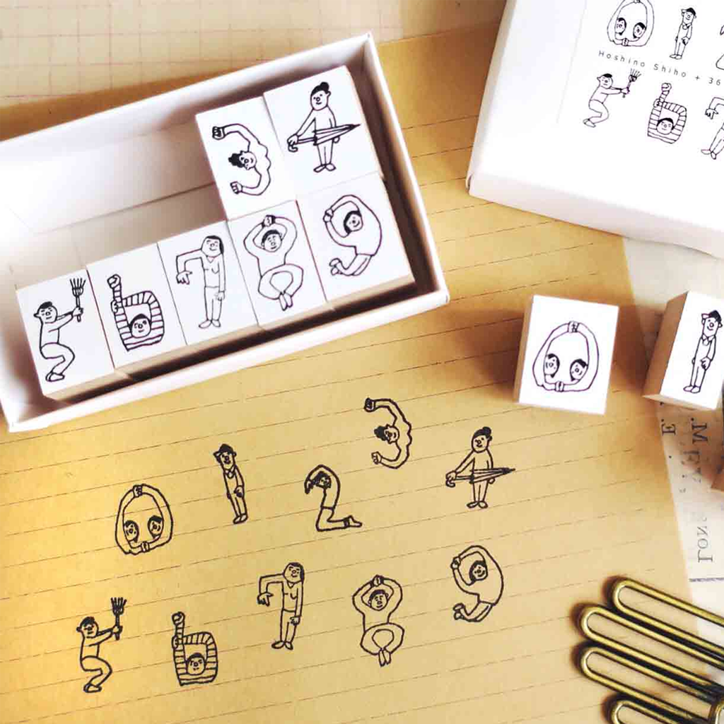 36 Sublo X Hoshino Shiho Number Stamps Set