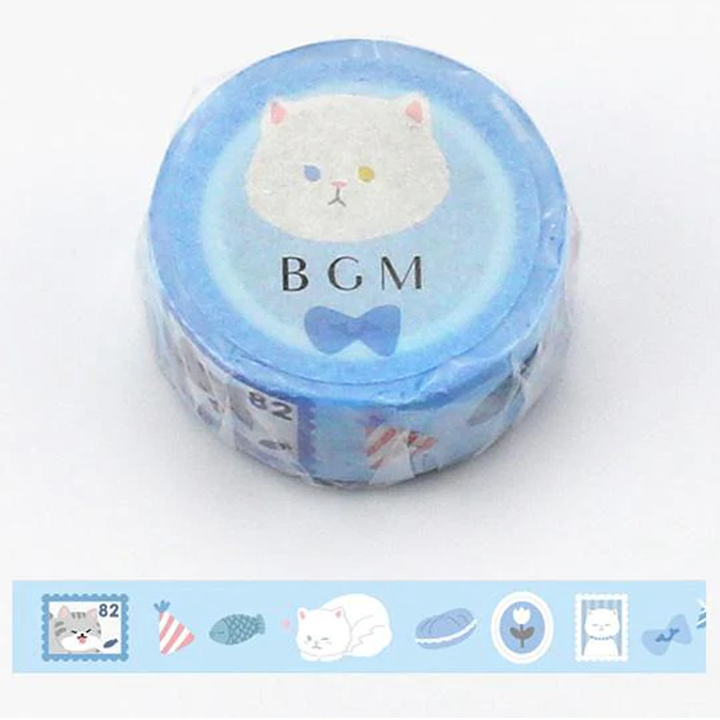 BGM Masking Tape Persian Cat