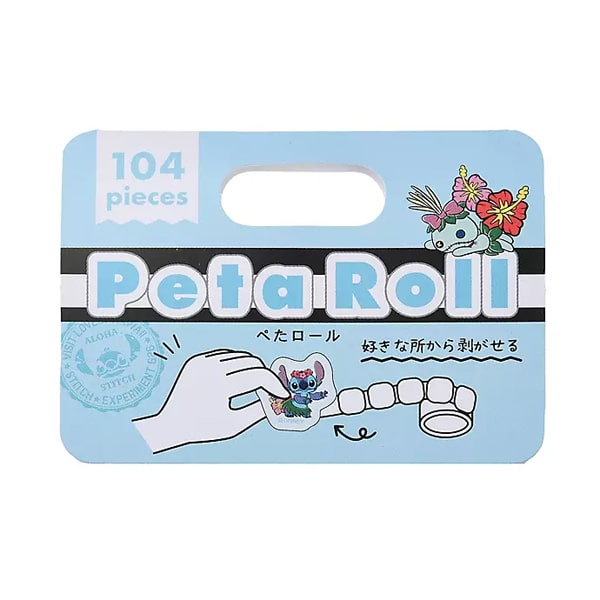 Lilo &amp; Stitch Seal Sticker Peta Roll Aloha