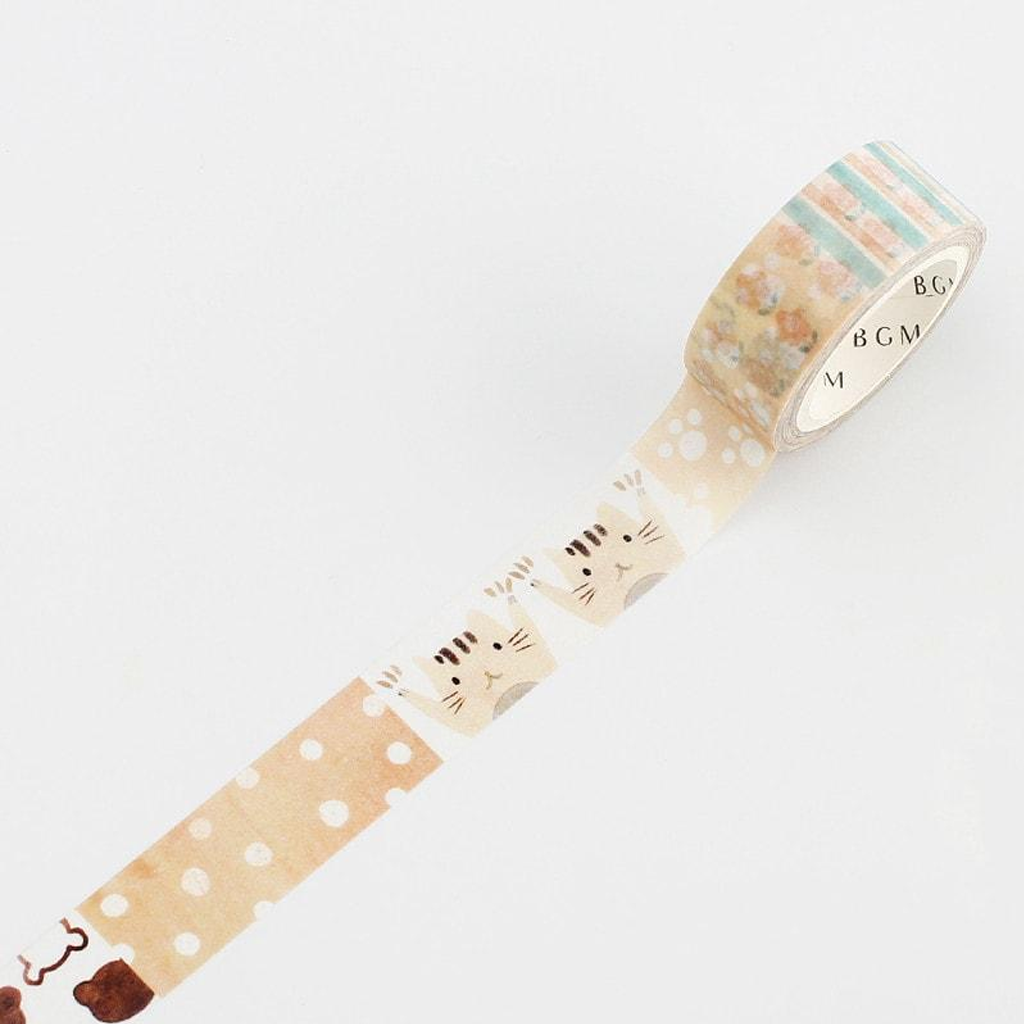 BGM Masking Tape Pet Pattern