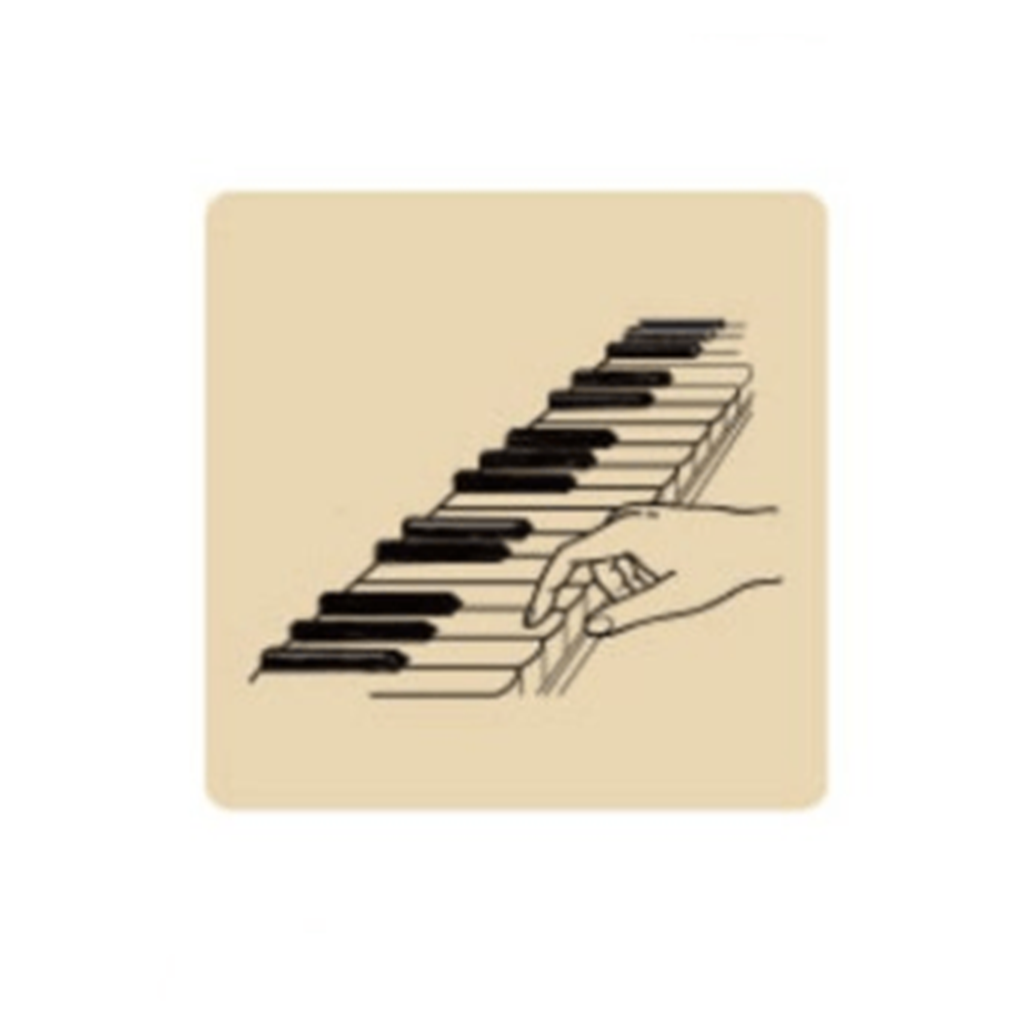 Kaze Rubber Stamp - Piano