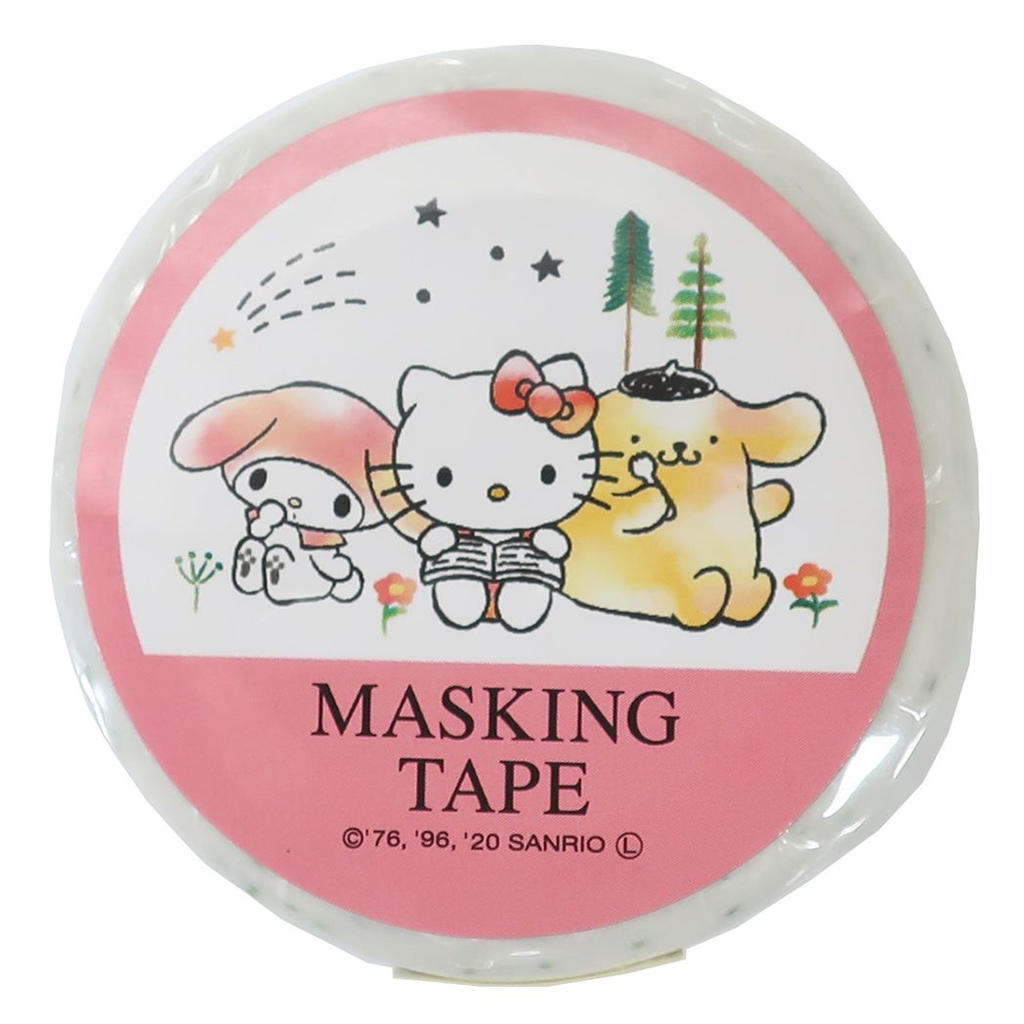 Sanrio Characters Masking Tape - Picnic