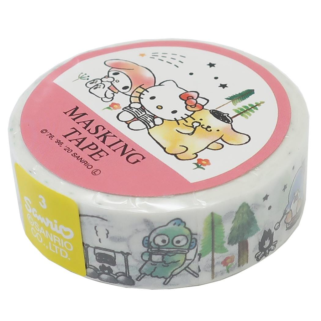 Sanrio Characters Masking Tape - Picnic