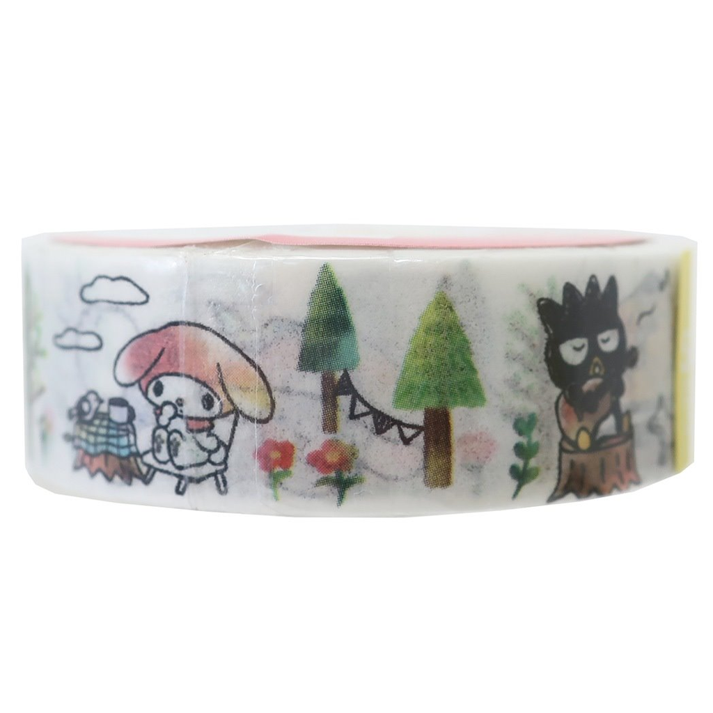 Sanrio Characters Masking Tape - Picnic