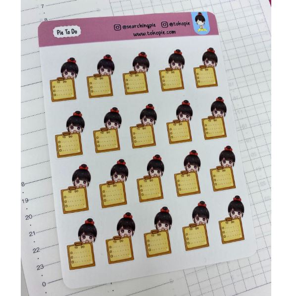 P008 Pie Sticker - Pie To Do