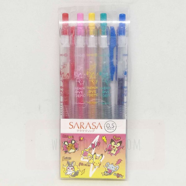 Sarasa Pikachu Set 5