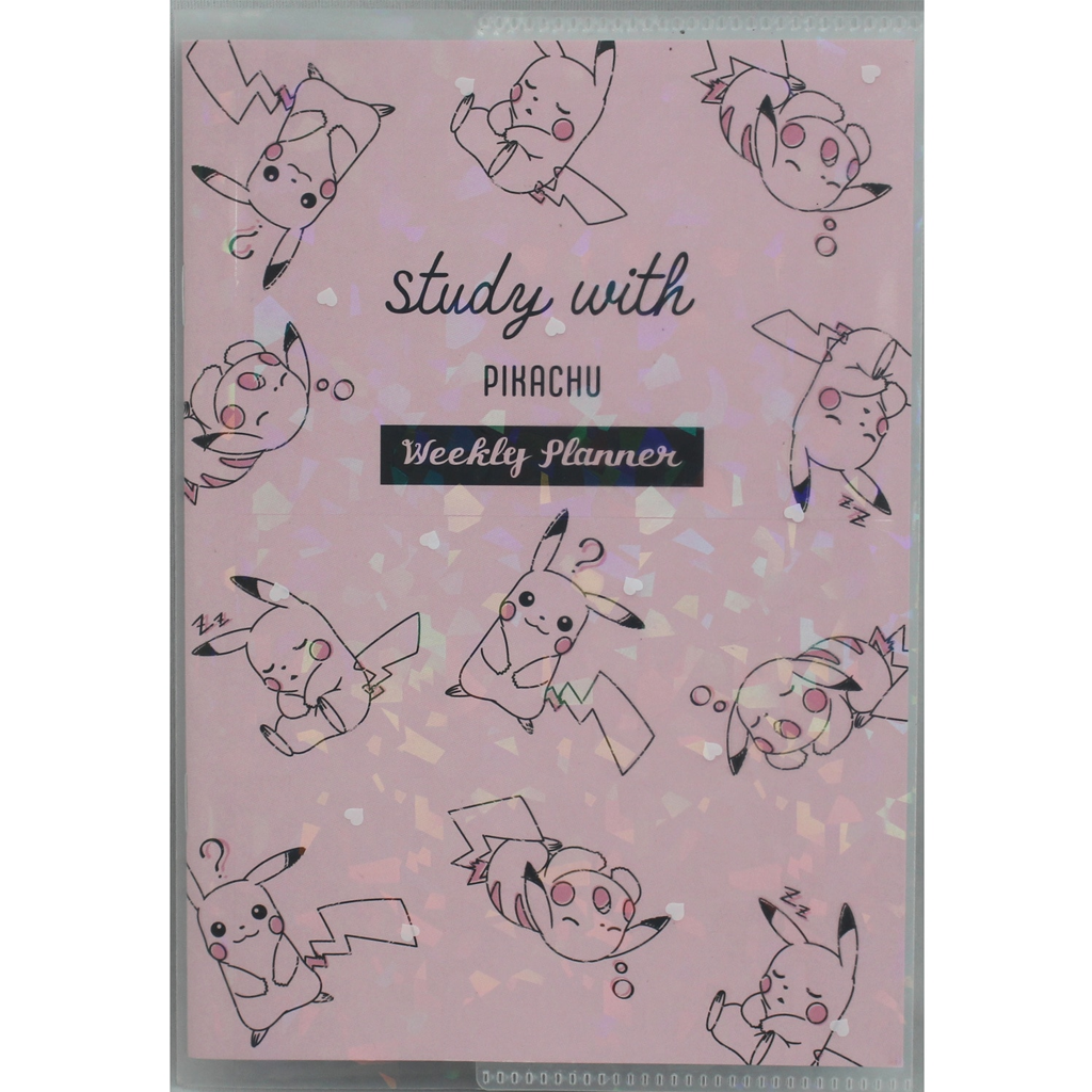 Pikachu A5 Weekly Planner Notebook With Cover