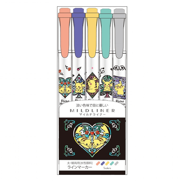 Mildliner Pokemon Set Color tokopie