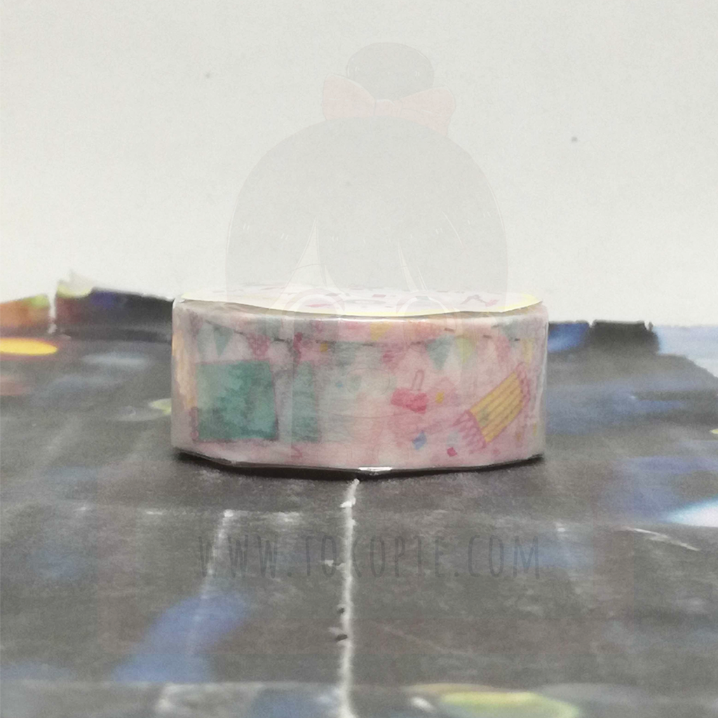 Pink Stationery Masking Tape