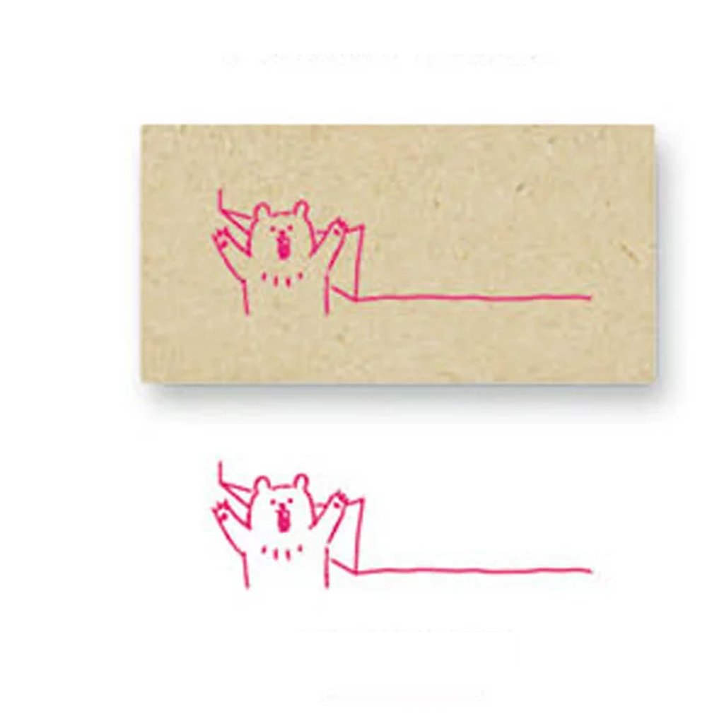 Mind Wave KIRAPIKARI Wood Stamp Pink