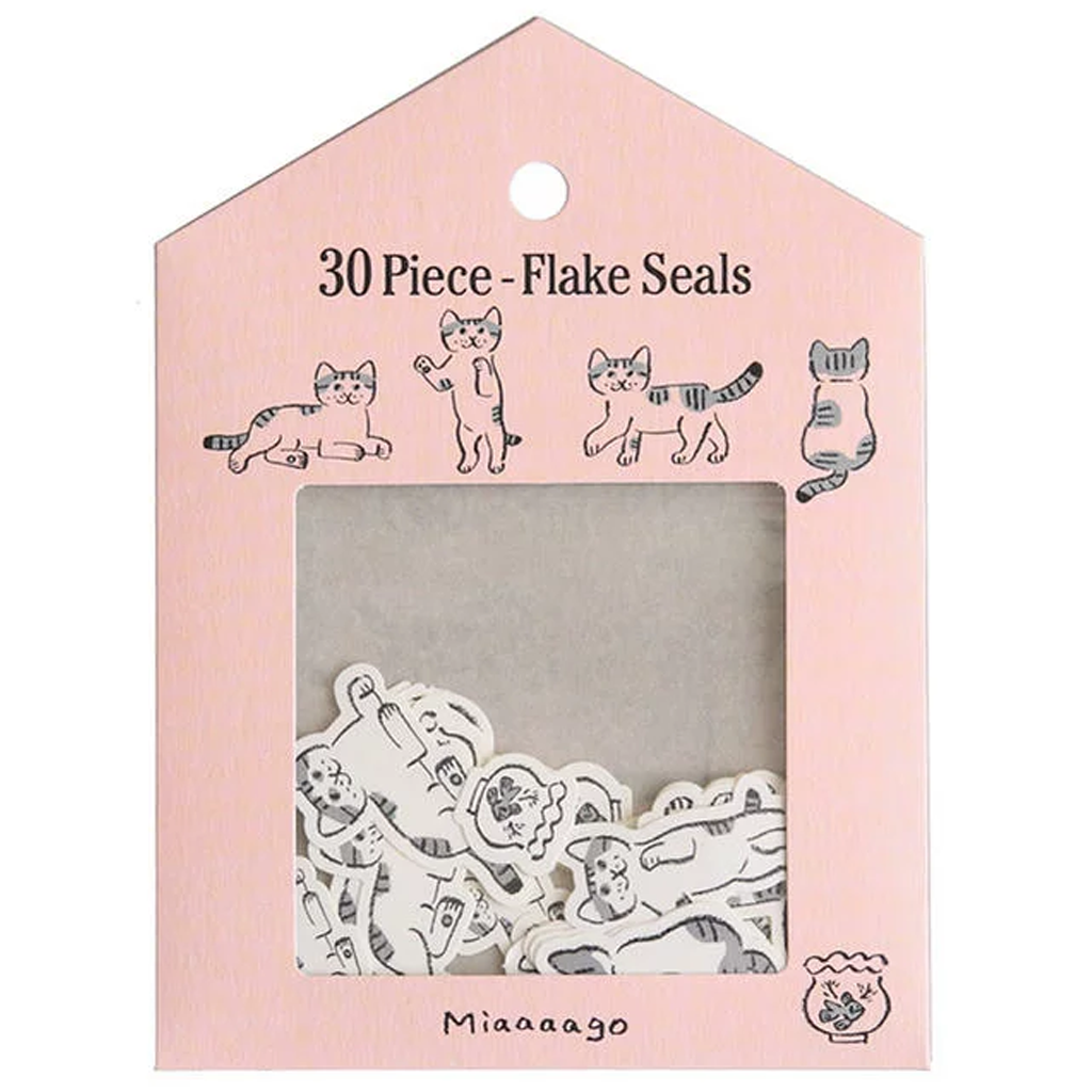 Ryu-Ryu Miagoo Theme Pink Flake Sticker