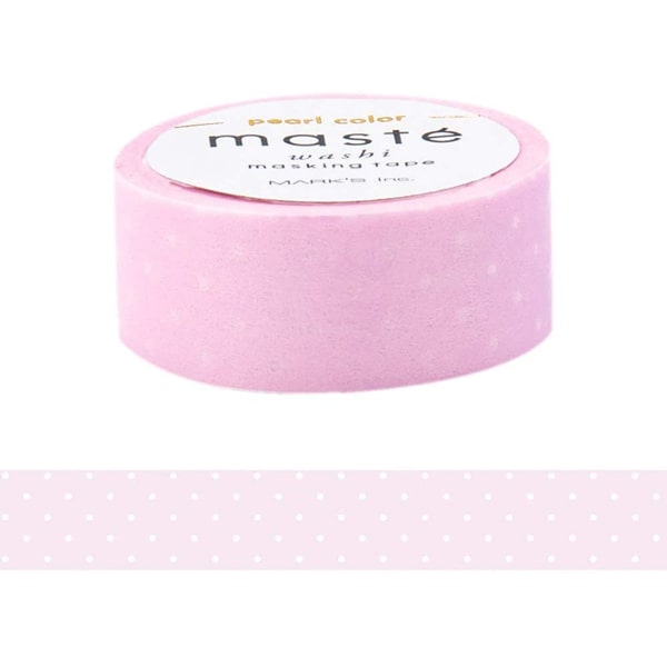 Maste Pearl Color Masking Tape - Pink Dot
