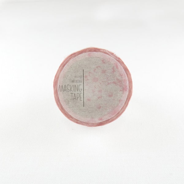 Round Top MiriKulo:rer Masking Tape - Pink Flower
