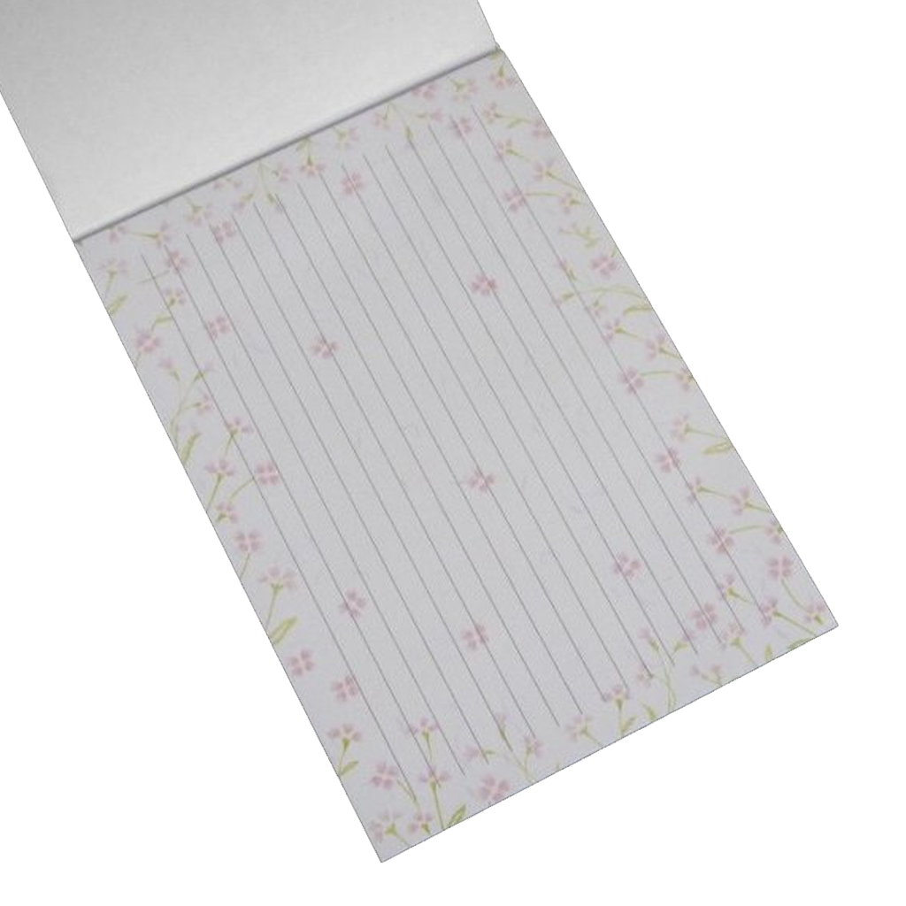 Synapse Japanese Paper Stationery Pink Flowers