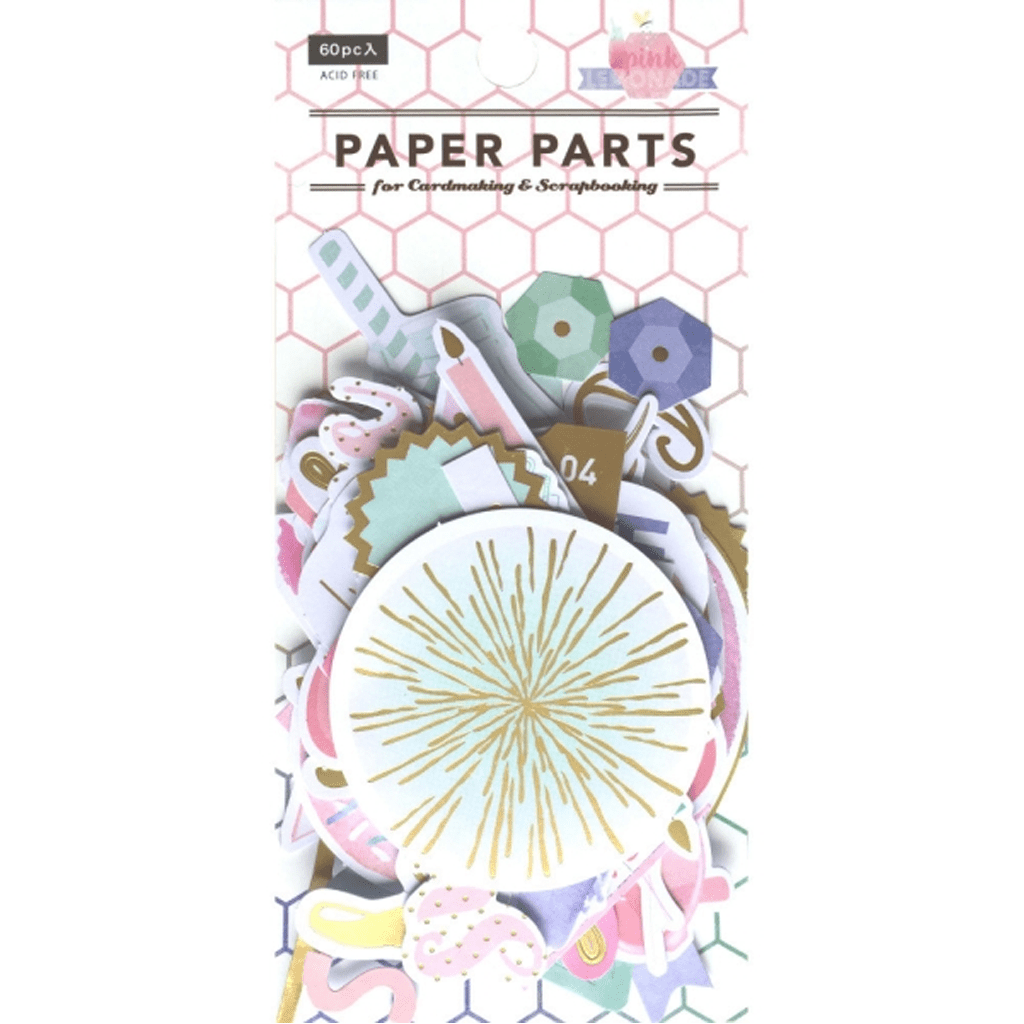 Paper Intelligence Paper Parts Ephemera Pink Lemonade