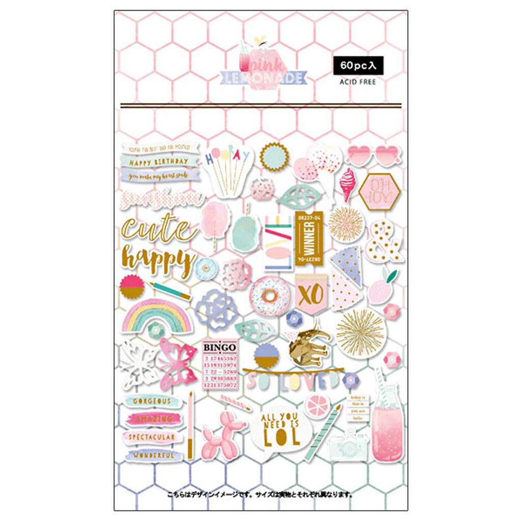 Paper Intelligence Paper Parts Ephemera Pink Lemonade