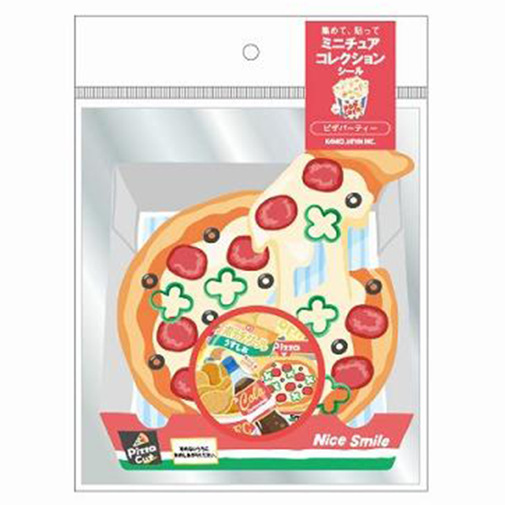 Kamio Japan Pizza Party Flake Seal Sticker