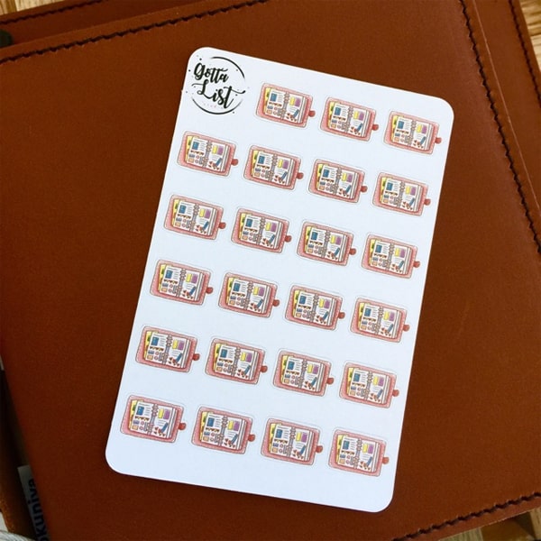 GottaList Sticker Planner Icon Planner