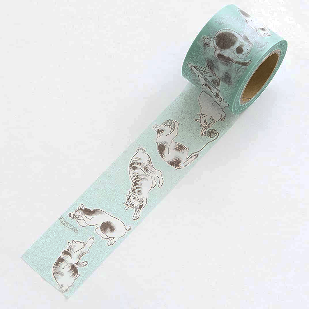 Haibara Masking Tape - Playing Cat