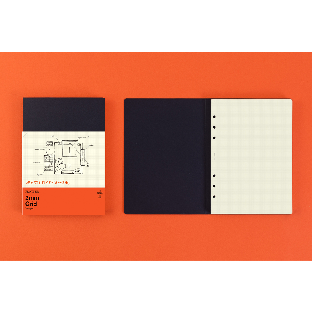 Plotter 004 Notepad 2mm 80 Grids A5 Size