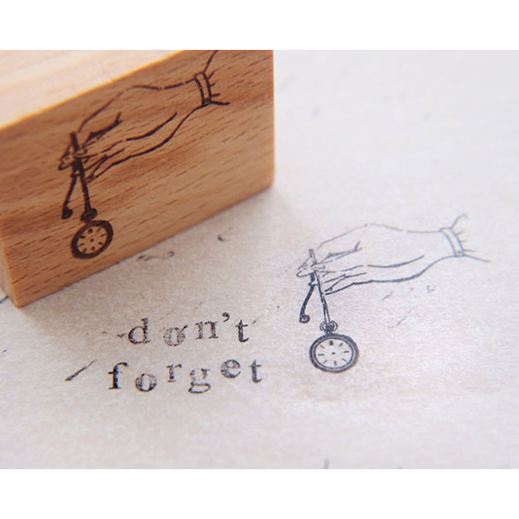 Classique Feminine Rubber Stamp - Pocket Watch